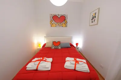 Letto o letti in una camera di Cutelli Home Catania