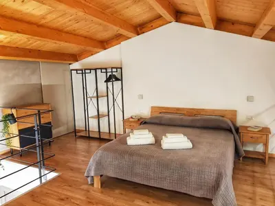 Letto o letti in una camera di Il Giardino Sulla Valle