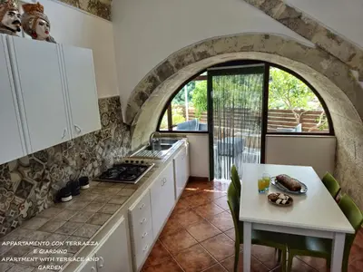 Cucina o angolo cottura di Il Giardino Sulla Valle