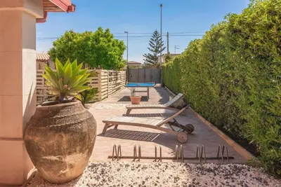 Planimetria di Villa con piscina al mare