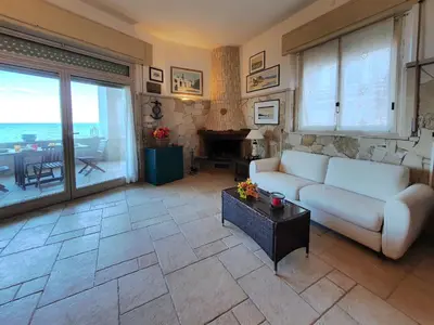 Area soggiorno di Rosa dei Venti Beach House