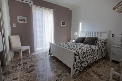 Letto o letti in una camera di Casa Madonna delle Grazie