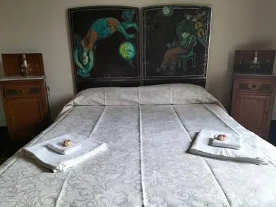Letto o letti in una camera di B&B Chapo