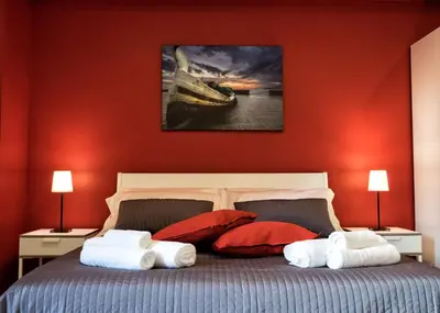Letto o letti in una camera di Niria