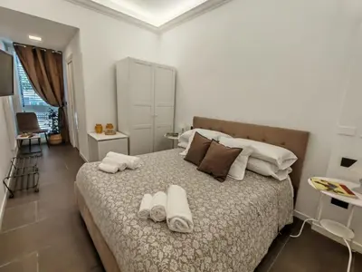 Letto o letti in una camera di Dolci Agrumi