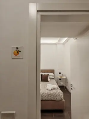 Letto o letti in una camera di Dolci Agrumi
