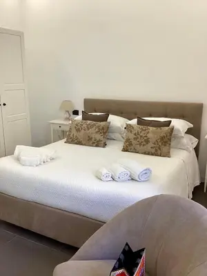 Letto o letti in una camera di Dolci Agrumi