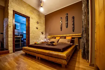 Area soggiorno di BnB Cheope