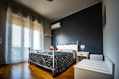 Letto o letti in una camera di BnB Cheope