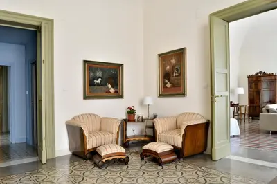 Area soggiorno di Don Giovanni Charme Apartment