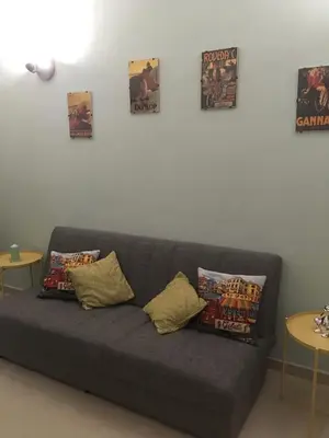 Area soggiorno di Il Vinile Apartment
