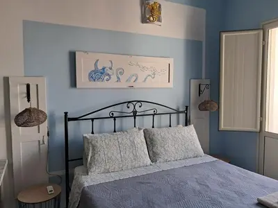 Letto o letti in una camera di La casa di Aneupe