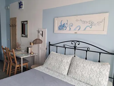 Letto o letti in una camera di La casa di Aneupe