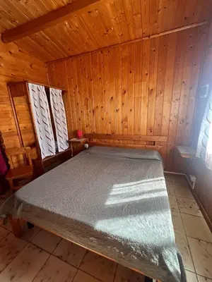Letto o letti in una camera di Casa Janet