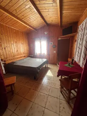 Letto o letti in una camera di Casa Janet
