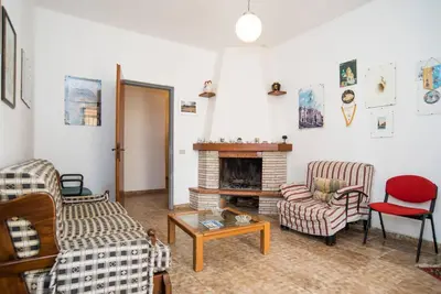 Area soggiorno di Villa degli Angeli