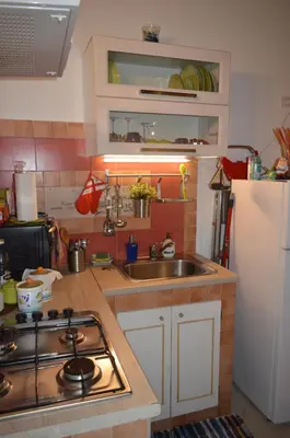 Cucina o angolo cottura di Casa Minerva