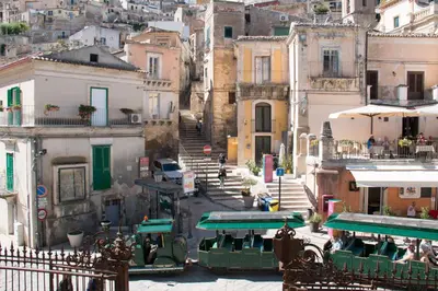 Vista generica su Ragusa o vista sulla città dall'interno dell'affittacamere
