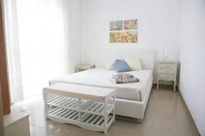 Letto o letti in una camera di Casa Gambuzza