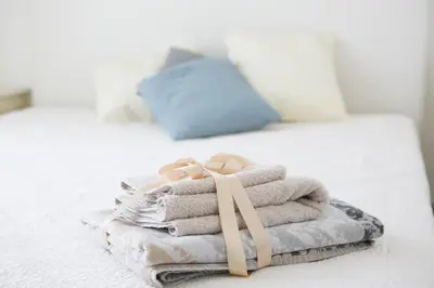 Letto o letti in una camera di Casa Gambuzza