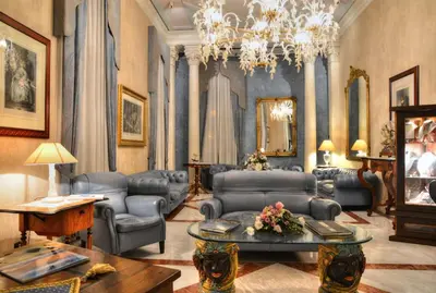 Area soggiorno di Grand Hotel Ortigia