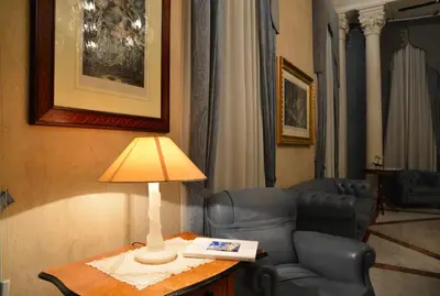 Area soggiorno di Grand Hotel Ortigia