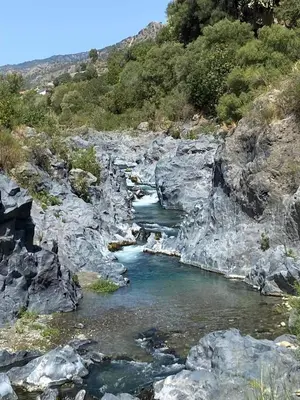 Paesaggio naturale nelle vicinanze della villa