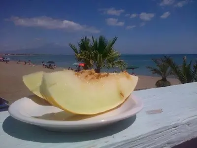 Paesaggio naturale nelle vicinanze della villa