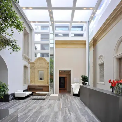 Area soggiorno di Hotel Romano House