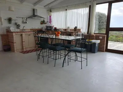 Cucina o angolo cottura di Casa Costanza