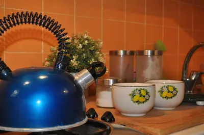 Set per la preparazione di tè e caffè presso Casetta Anatolì