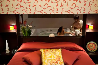 Letto o letti in una camera di Agriturismo Il Granaio Hotel & SPA