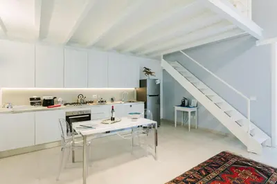 Cucina o angolo cottura di Suite 18, casa di charme in Ortigia