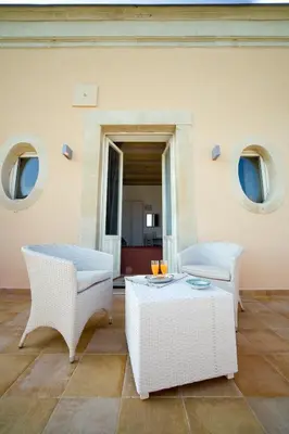 Area soggiorno di Hotel Villa Fanusa