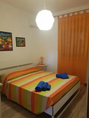 Letto o letti in una camera di Casa Vacanze Villino Gio