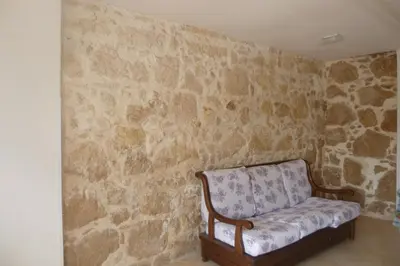 Area soggiorno di Noto Garden Holiday Home