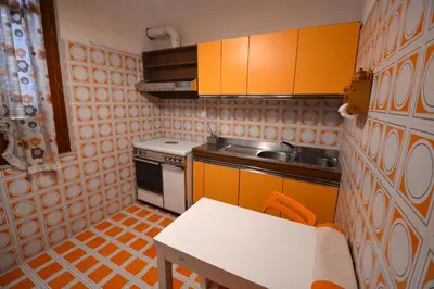 Cucina o angolo cottura di Fronte spiaggia Lido di Noto