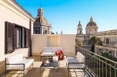Balcone o terrazza di Penthouse Duomo