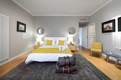 Letto o letti in una camera di Penthouse Duomo