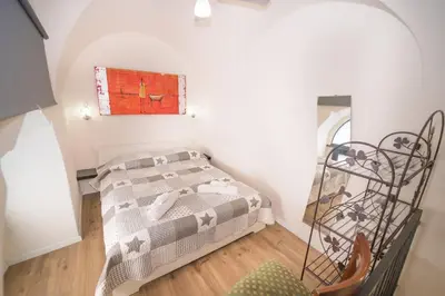 Letto o letti in una camera di Appartamento Virginia