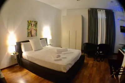 Letto o letti in una camera di Bed & breakfast Frida