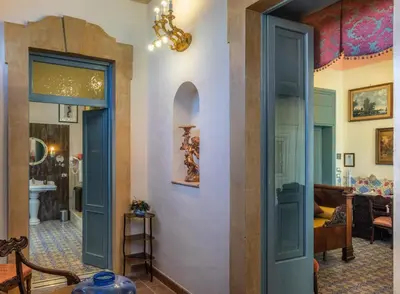 Area soggiorno di Villa Nicolaci - Liberty Suites