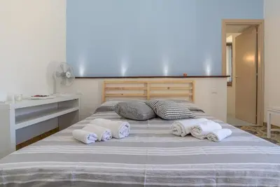 Letto o letti in una camera di In campagna al Mauto