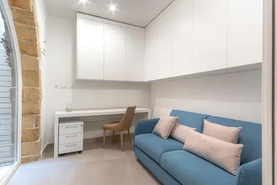 Area soggiorno di Casa Zummo Ortigia Luxury Apartment