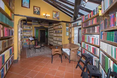 Biblioteca nell'agriturismo