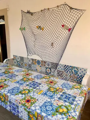 Letto o letti in una camera di Villa Giulia - 50 m dal mare a Portopalo