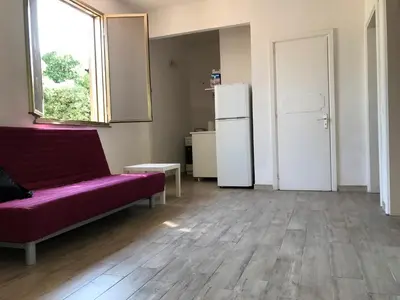 Area soggiorno di Villa Giulia - 50 m dal mare a Portopalo
