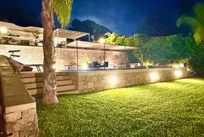Giardino di Villa Lucia - Private Salt Pool 200m to the Beach