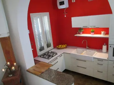 Cucina o angolo cottura di Villa Carmela Arenella