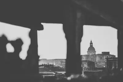 Vista generica su Catania o vista sulla città dall'interno del bed & breakfast